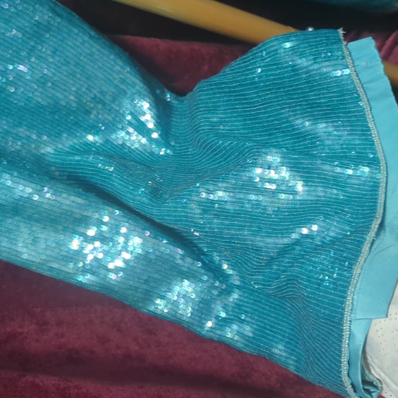 Beautiful Escada Couture Ombre Sequin Wide Leg Pants Beaded See PatBo - Picture 6 of 11